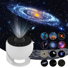 12in1 Planetarium Galaxy Starry Sky Projector Night Light Rotating Star LED Lamp