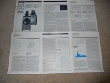 KEF 105 II Speaker Review, 6 pg, 1982, Full Test, Specs