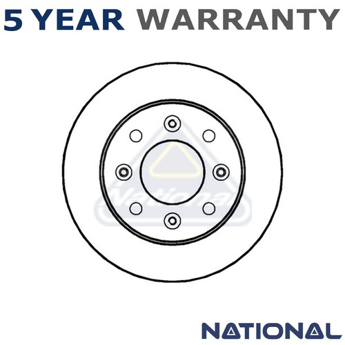National front brake disc - national,