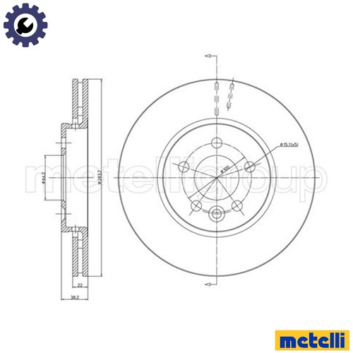Brake disc 0643 for - 23-0643,