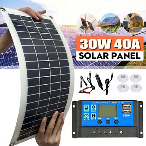 30w solar panel 12v trickle - 30w,