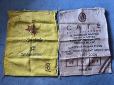 Jute Hessian Coffee Sacks (two) 