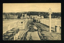 ISLE of SKYE Broadford On The Pier. Postcard c.1922
