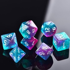 Dice Set Carved Pattern Dice