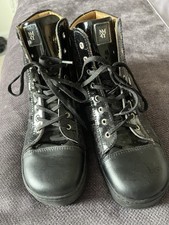 NIMCO NM4Y Orthopaedic Boots (like Piedros) Black Patent Sz 40 for Disabled girl