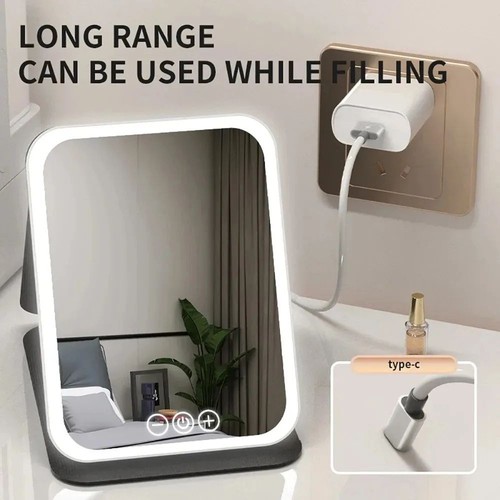 Usb rechargeable vanity mirror - rechargeable,