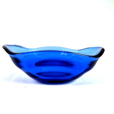 Cobalt Blue Art Glass Bowl