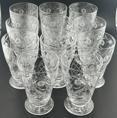 Webb corbett crystal - corbett, floral