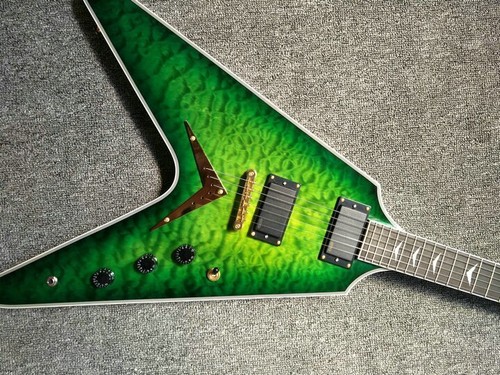Flying electric guitar ebony - guitar,