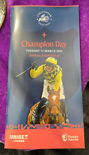 CHELTENHAM FESTIVAL DAY ONE TUESDAY 11TH MARCH 2025 RACECARD LOSSIEMOUTH -  MINT