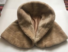 1950s 1960s faux fur collar