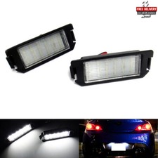 2x LED Licence Number Plate