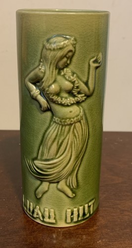 Vintage hula girl tiki - vintage, mug