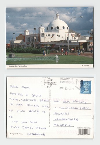 Postcard spanish city - postcard,