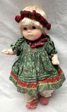 Vintage christmas doll by - christmas, 10"