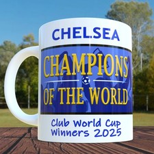Chelsea Club World Cup Winners Mug Football World Champions 2025 Souvenir Gift