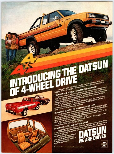 1980 datsun 4x4 pickup - 1980,