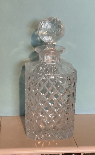 Lead crystal decanter - crystal,