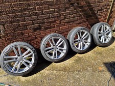 4x 18" Rial X10 alloy wheels (5x120) with 225/40R18 winter tyres (7mm) BMW