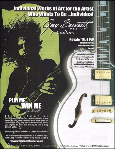 The greg bennett designed - bennett,