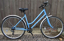 Apollo Cafe Racer Ladies Hybrid Town Blue Bike Bicycle Shimano 6 Gears 700 Wheel