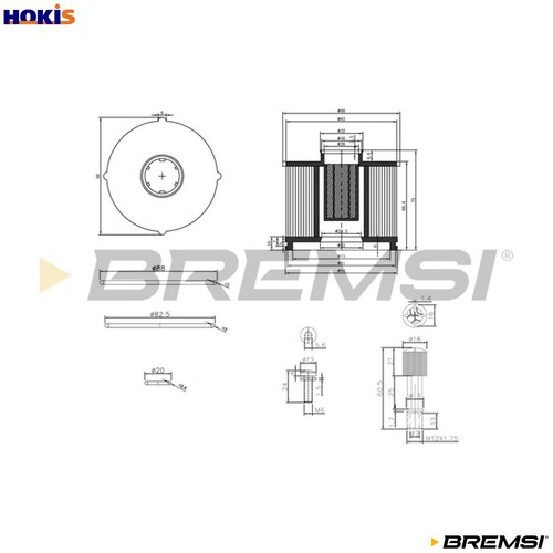 Fuel filter fe0040 for - filter,