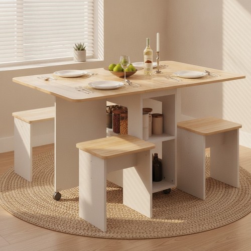 Dining table and chairs set - dining,