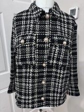 ZARA Black & White Tweed