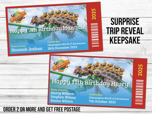 Chessington surprise trip - chessington,