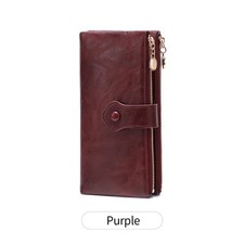 Ladies Simple Double Zip Long