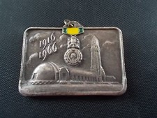 Vintage White Metal & Enamel MEDAL NATIONAL CONVENTION of MILITARY MEDALS 1966