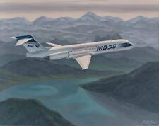 MCDONNELL DOUGLAS MD-90 VINTAGE ORIGINAL MANUFACTURERS PHOTO FACTORY