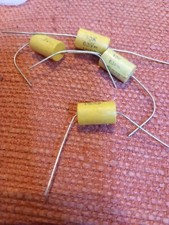 4x Mustard  capacitor 0.01uF (10nF) 63v 2% very good quality a bit rare