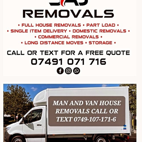Man with van - man, removals