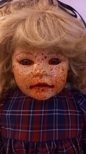 Ooak gothic horror doll creepy - ooak,
