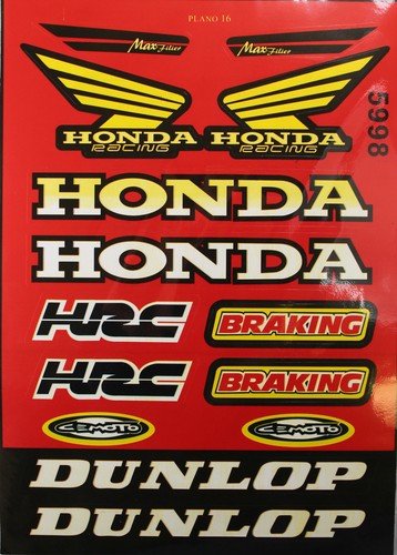 Honda decal sticker atv dirt - sticker,