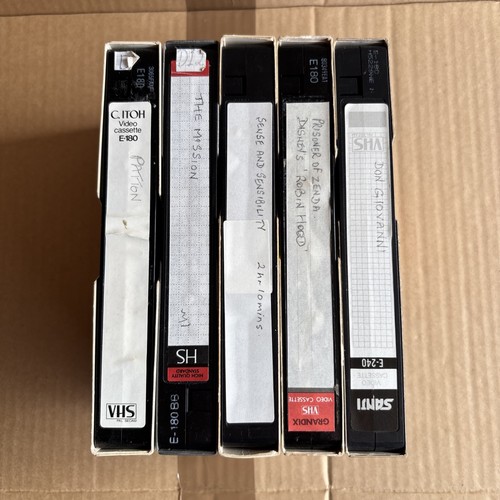 Vhs video cassette - video, tapes