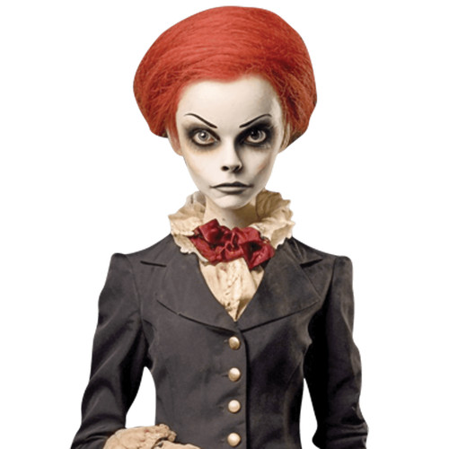 Halloween half - (girl, doll)