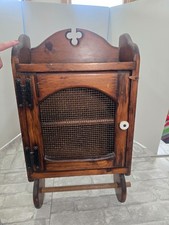 Vintage Handmade Wood Apothecary Wall Cabinet Rustic Primitive Kitchen Bathroom