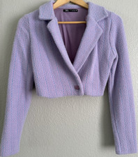 zara lavender pink jacket