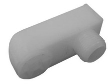 Plastic Outlet Diverter / Discharge Pipe For Part 2 Float Valve / Ballcock