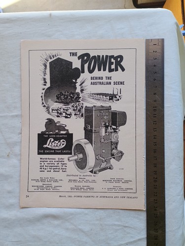 Lister stationary engine - lister,