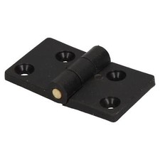 Black reinforced nylon plastic - black,