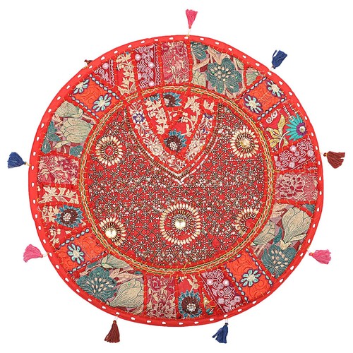 Red bohemian vintage patchwork - bohemian,