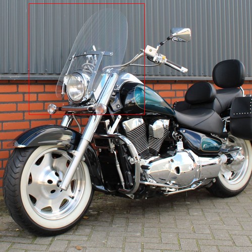 Clear motorcycle windshield - clear,