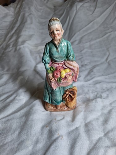 Vintage ceramic elderly - ceramic,