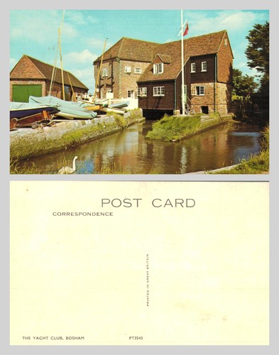 Vintage postcard the yacht - vintage,