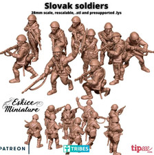 WW2 Slovak Soldiers Set (3D