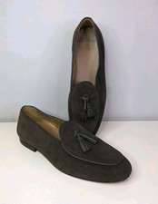 H by Hudson Brown Suede Tassle Loafers Uk 9 Euro 43