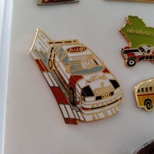 ANTAR AUDI Car Pin badge, VGC. Touring Cars. Enamel. Dunlop